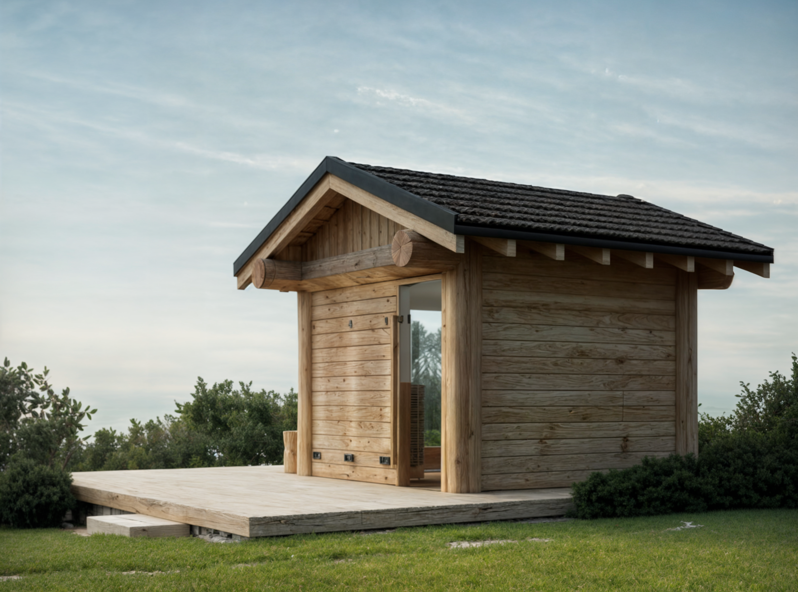 Sauna Kanada z Bali okrągłych od firmy Customowe Drewno